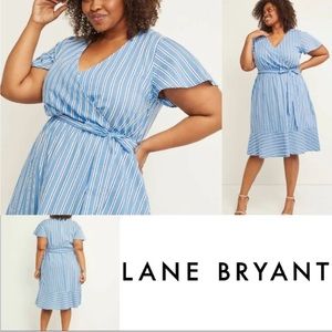 Lane Bryant Rhodes Striped Dress New